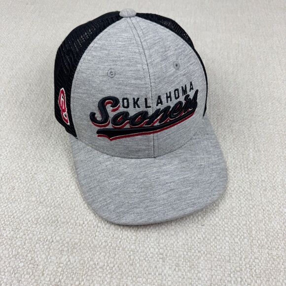Oklahoma Sooners Snapback Hat Top Of The World Cap Gray Black - Picture 1 of 10